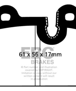 EBC Ultimax Brake Pad Set (REAR) DP311 - Image 2