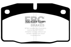 DP4325R EBC Yellowstuff Street and Track Brake Pad Set [Front] - Image 2
