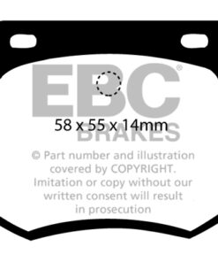 EBC Ultimax Brake Pad Set (REAR) DP331 - Image 2