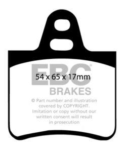 EBC Ultimax Brake Pad Set (REAR) DP350 - Image 2