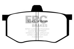 EBC Ultimax Brake Pad Set (FRONT) DP368 - Image 2