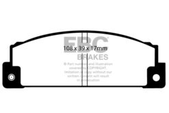 EBC Ultimax Brake Pad Set (FRONT) DP372 - Image 2