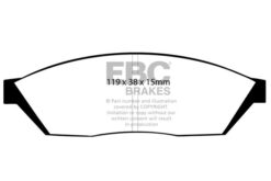 EBC Ultimax Brake Pad Set (FRONT) DP374 - Image 2