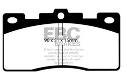 Alternative view of EBC Ultimax Brake Pad Set (REAR) DP376