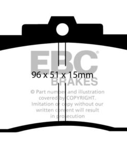 EBC Ultimax Brake Pad Set (REAR) DP376 - Image 2