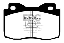 EBC Ultimax Brake Pad Set (FRONT) DP378 - Image 2