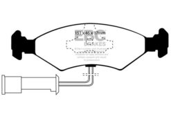 EBC Ultimax Brake Pad Set (FRONT) DP389 - Image 2