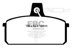 Alternative view of DP410 EBC Ultimax OEM Replacement Brake Pad Set [ Front ]