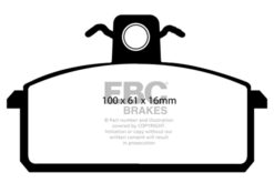Alternative view of DP410/5 EBC Yellowstuff Street and Track Brake Pad Set [Rear]