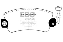 EBC Ultimax Brake Pad Set (FRONT) DP417 - Image 2