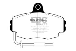 Alternative view of DP426 EBC Ultimax OEM Replacement Brake Pad Set [ Front ]