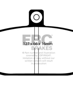 EBC Greenstuff 2000 Brake Pad Set (FRONT) DP2435 - Image 2