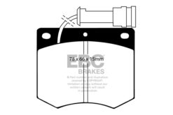 Alternative view of DP436 EBC Ultimax OEM Replacement Brake Pad Set [ Front ]