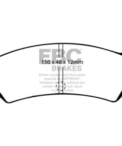 Alternative view of DP443 EBC Yellowstuff Street and Track Brake Pad Set [Rear]