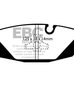 DP447/3 EBC Yellowstuff Street and Track Brake Pad Set [Rear] - Image 2