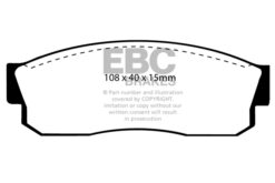 EBC Greenstuff 2000 Brake Pad Set (FRONT) DP2452 - Image 2