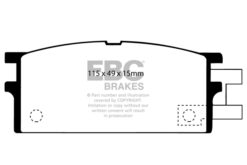 Alternative view of DP454 EBC Ultimax OEM Replacement Brake Pad Set [ Front ]