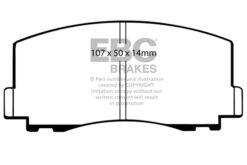 Alternative view of DP461 EBC Ultimax OEM Replacement Brake Pad Set [ Front ]