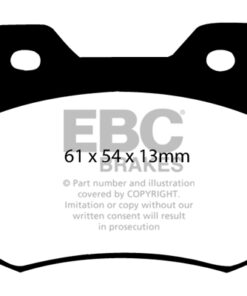 DP465 EBC Yellowstuff Street and Track Brake Pad Set [Rear] - Image 2