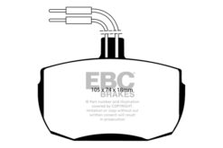Alternative view of DP473 EBC Ultimax OEM Replacement Brake Pad Set [ Front ]