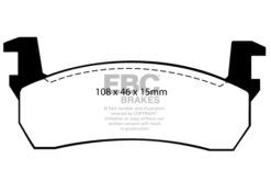 Alternative view of DP485 EBC Ultimax OEM Replacement Brake Pad Set [ Front ]
