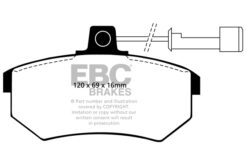 DP486/3 EBC Ultimax OEM Replacement Brake Pad Set [ Front ] - Image 2