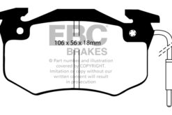 DP490 EBC Ultimax OEM Replacement Brake Pad Set [ Front ] - Image 2