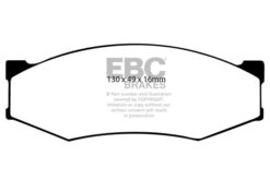 EBC Redstuff Brake Pads - DP3538C - Image 2
