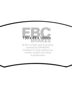 EBC Greenstuff 2000 Brake Pad Set (FRONT) DP2538 - Image 2