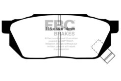 EBC Greenstuff 2000 Brake Pad Set (FRONT) DP2570 - Image 2