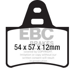 Alternative view of EBC Ultimax Brake Pad Set (REAR) DP573