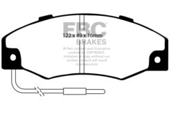 DP4604R EBC Yellowstuff Street and Track Brake Pad Set [Front] - Image 2