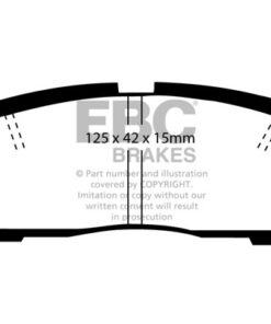 DP4608/2R EBC Yellowstuff Street and Track Brake Pad Set [Rear] - Image 2