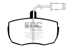 EBC Ultimax Brake Pad Set (FRONT) DP622 - Image 2