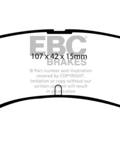 DP4629R EBC Yellowstuff Street and Track Brake Pad Set [Rear] - Image 2