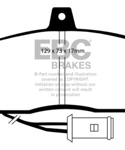 EBC Greenstuff 2000 Brake Pad Set (FRONT) DP2630 - Image 2