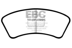 EBC Ultimax Brake Pad Set (FRONT) DP640 - Image 2