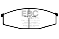 EBC Ultimax Brake Pad Set (FRONT) DP641 - Image 2