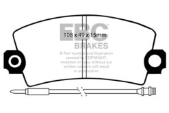 EBC Ultimax Brake Pad Set (FRONT) DP651 - Image 2