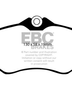 EBC Greenstuff 2000 Brake Pad Set (FRONT) DP2654 - Image 2