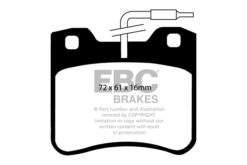 EBC Greenstuff 2000 Brake Pad Set (FRONT) DP2656 - Image 2