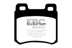 EBC Redstuff Brake Pads - DP3671C - Image 2