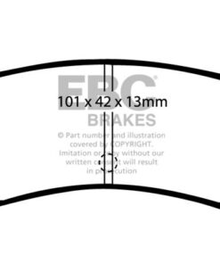 EBC Ultimax Brake Pad Set (REAR) DP673 - Image 2