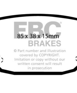 EBC Ultimax Brake Pad Set (REAR) DP674 - Image 2
