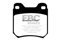 EBC Redstuff Brake Pads - DP3675C - Image 2