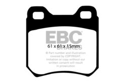 EBC Ultimax Brake Pad Set (REAR) DP676 - Image 2