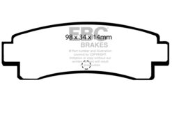 EBC Ultimax Brake Pad Set (REAR) DP682 - Image 2