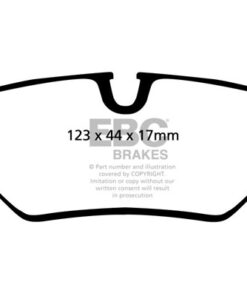 DP4690/2R EBC Yellowstuff Street and Track Brake Pad Set [Rear] - Image 2