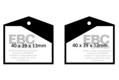 EBC Ultimax Brake Pad Set (REAR) DP709 - Image 2