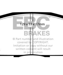 EBC Greenstuff 2000 Brake Pad Set (FRONT) DP2719/2 - Image 2